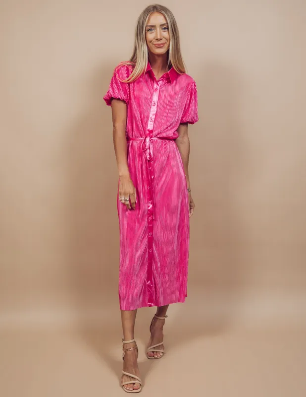 Kayleigh Pleated Dress sold by Shop Stevie
