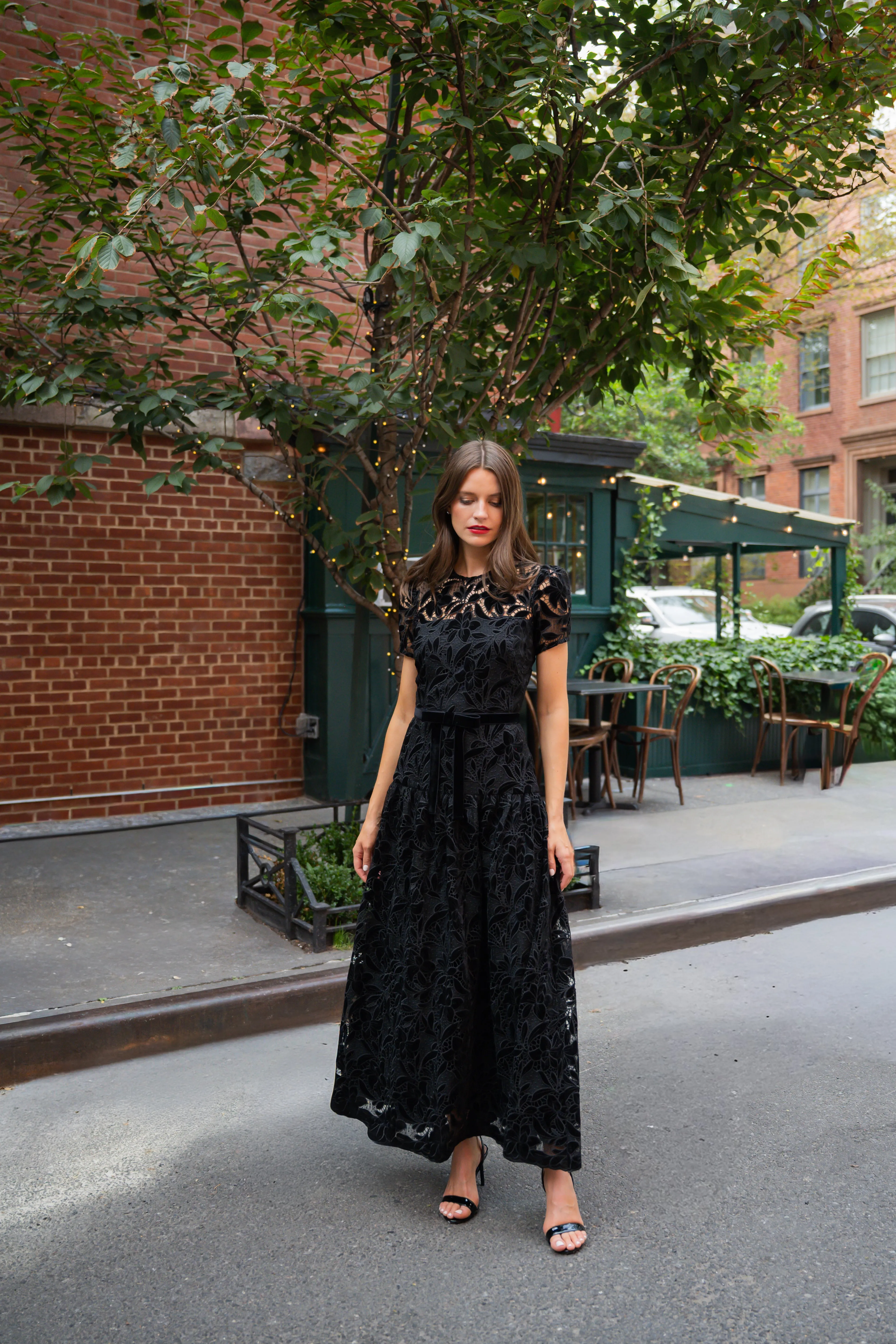 Midnight Farah Dress sold by Shoshanna product image thumbnail 4