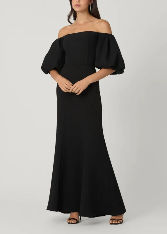 Midnight Naia Dress sold by Shoshanna