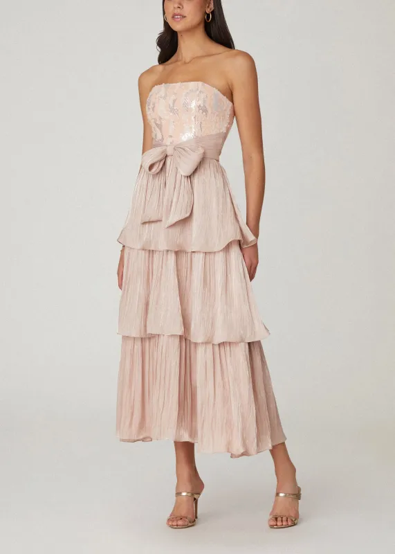 Midnight Pearl Dress sold by Shoshanna