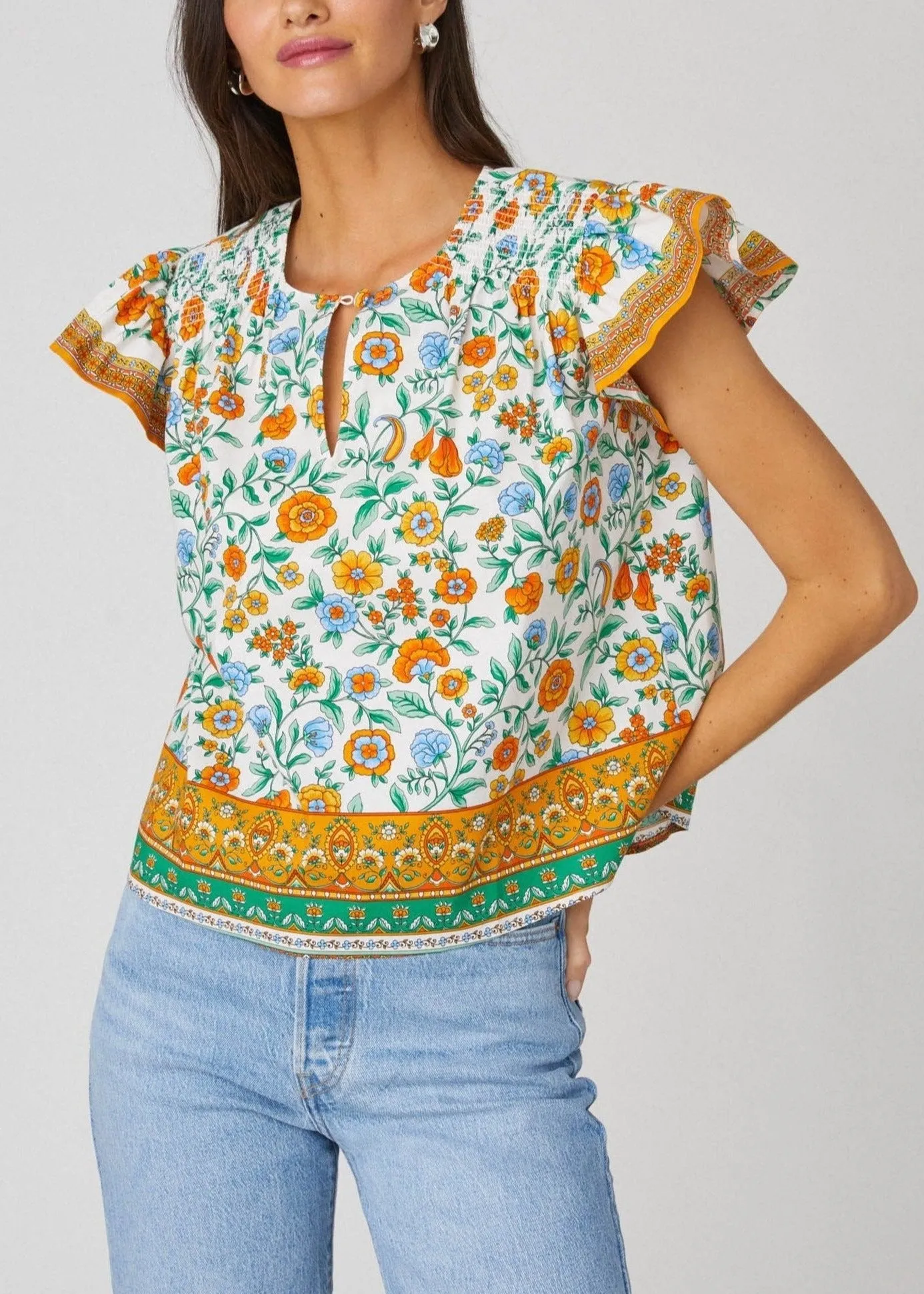 Paz Top sold by Shoshanna