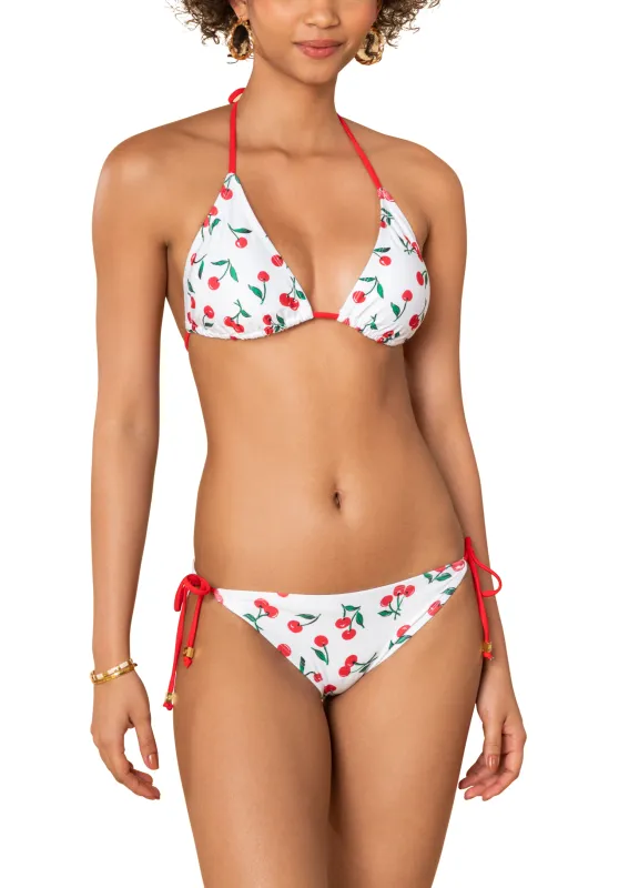 Classic Anniversary Cherries Clean Triangle Bottom sold by Shoshanna