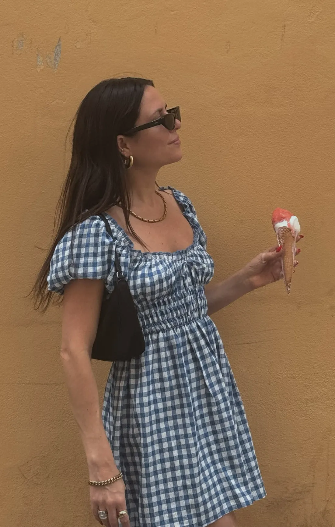 Esme Mini Dress ~ Blue Bounty Gingham sold by Show Me Your MuMu product image thumbnail 2