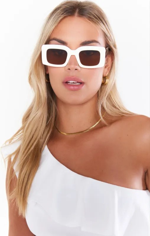 Banbé Eyewear The Kendall Sunglasses ~ Ivory & Blonde Tort made by Show Me Your MuMu