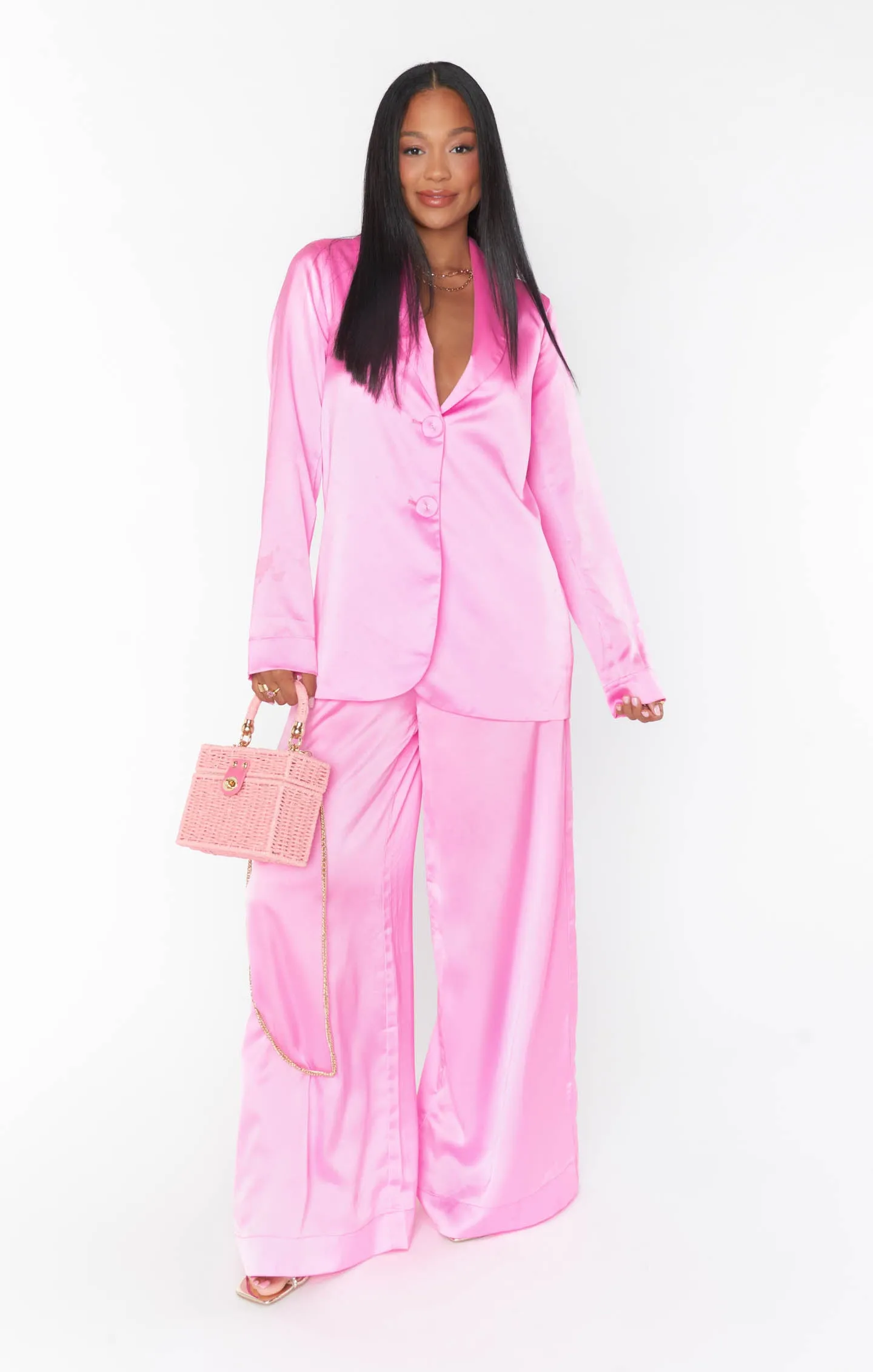 Roxy Rattan Bag ~ Pink sold by Show Me Your MuMu product image thumbnail 3