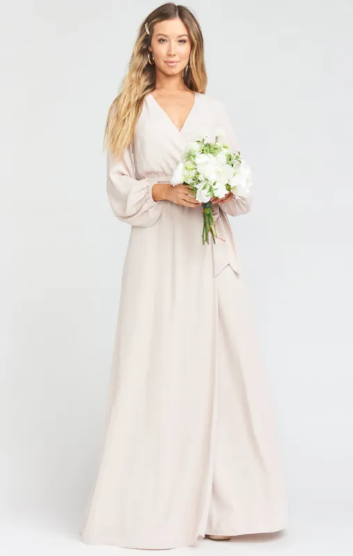Lady Long Sleeve Wrap Dress sold by Show Me Your MuMu