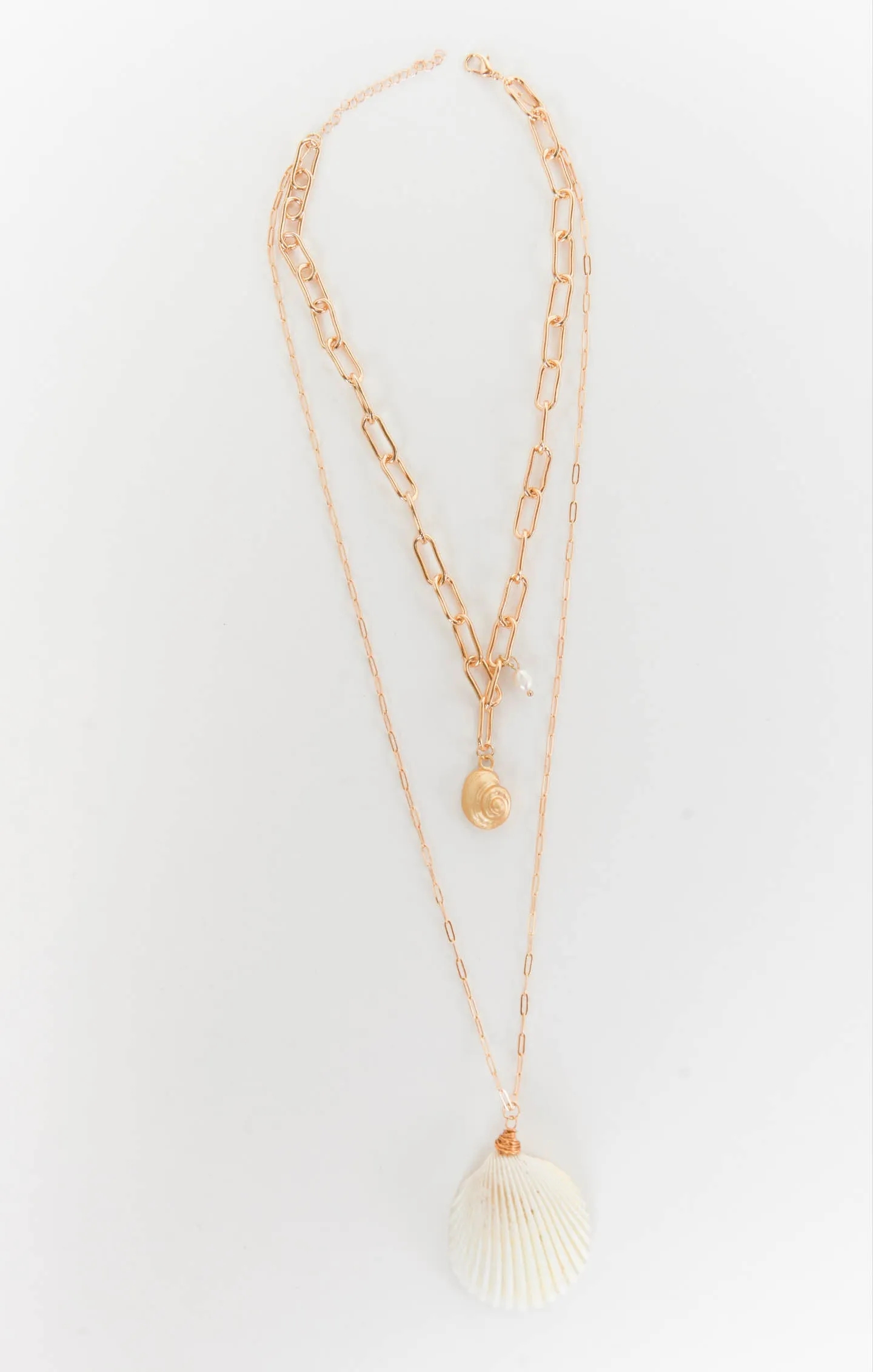 Shell Chain Necklace ~ Gold sold by Show Me Your MuMu product image thumbnail 3