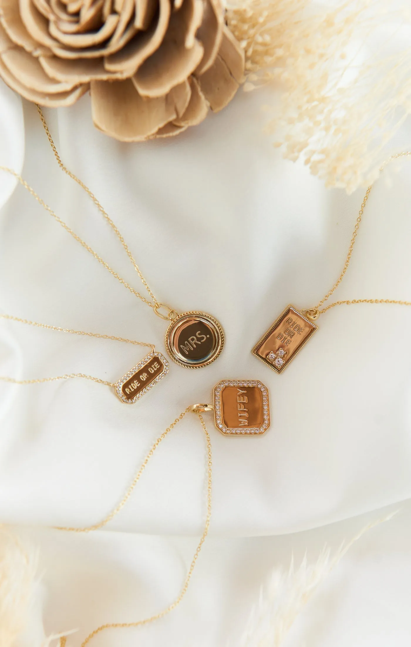 Wifey Necklace ~ 14K Gold Plated sold by Show Me Your MuMu product image thumbnail 4