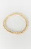 Jonesy Wood Stretch Bracelet ~ 14K gold filled beaded sold by Show Me Your MuMu