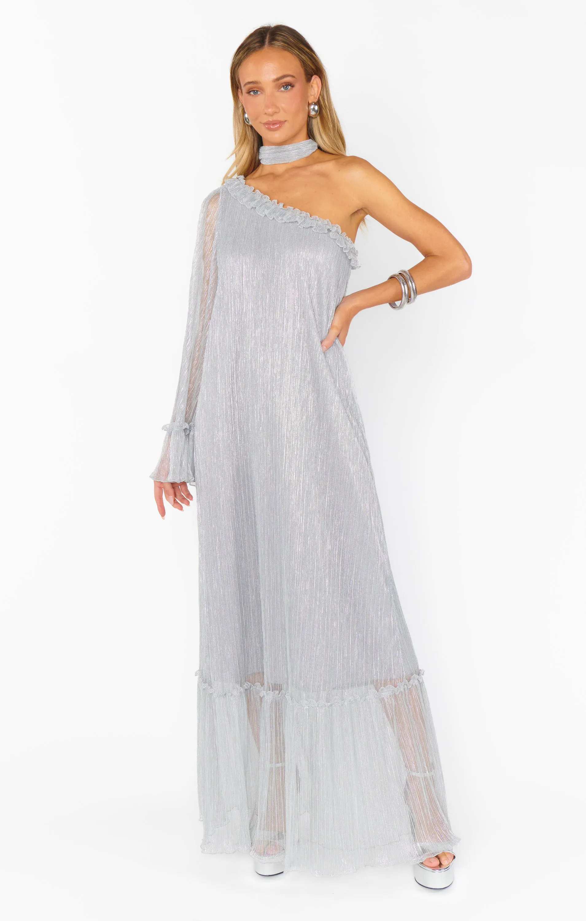 Wonder Dress ~ Silver Glimmer sold by Show Me Your MuMu product image thumbnail 4