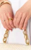 LUV AJ Amalfi Tube Ring ~ Gold sold by Show Me Your MuMu