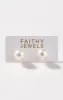 Faithy Jewels Pearl Stud Earring ~ Pearl sold by Show Me Your MuMu
