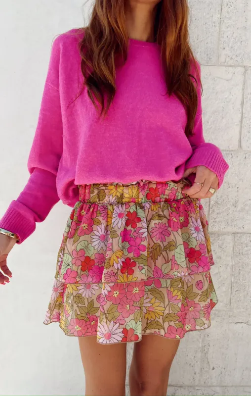 Aiden Mini Skort ~ Carnaby Floral sold by Show Me Your MuMu