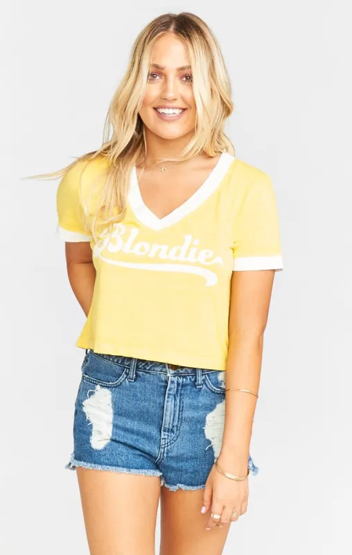 Kickball Crop Tee made by Show Me Your MuMu