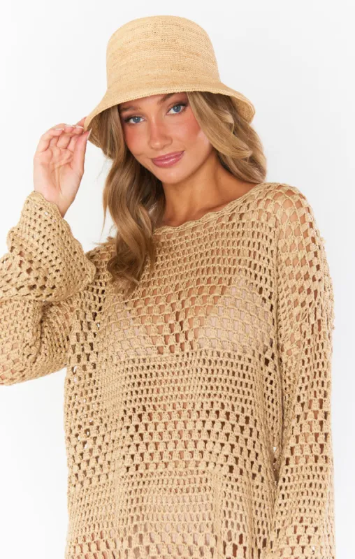 Lack of Color The Inca Bucket Hat ~ Natural sold by Show Me Your MuMu