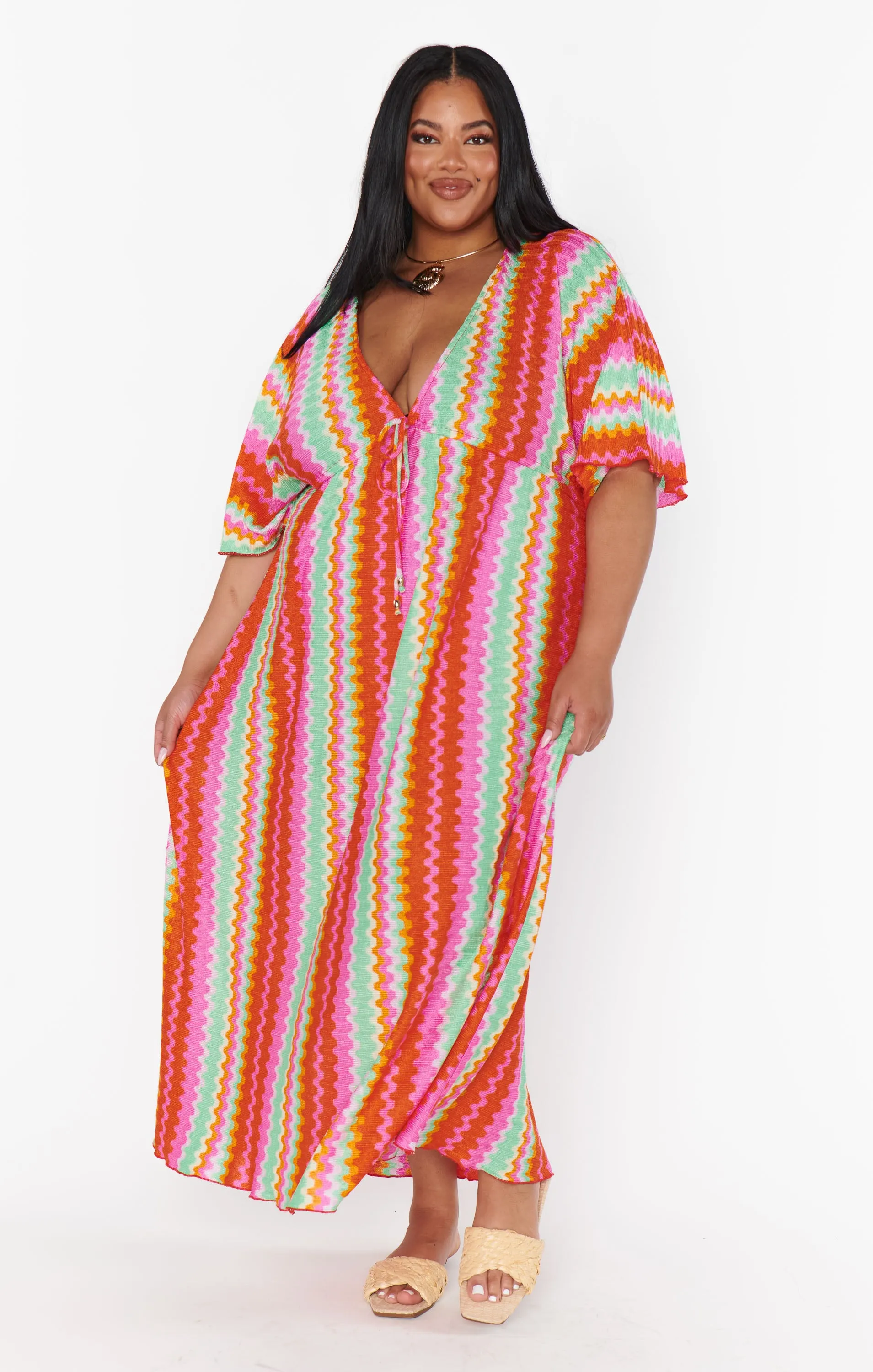 Kenzie Maxi Dress ~ Cabo Groovy Knit sold by Show Me Your MuMu product image thumbnail 4