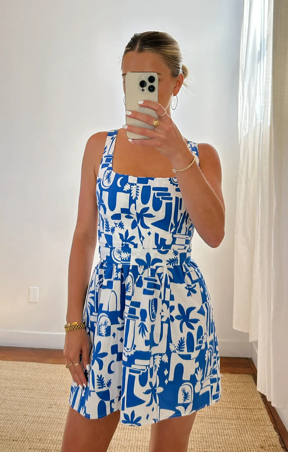 Ariana Mini Dress ~ Santorini Escape sold by Show Me Your MuMu product image thumbnail 3