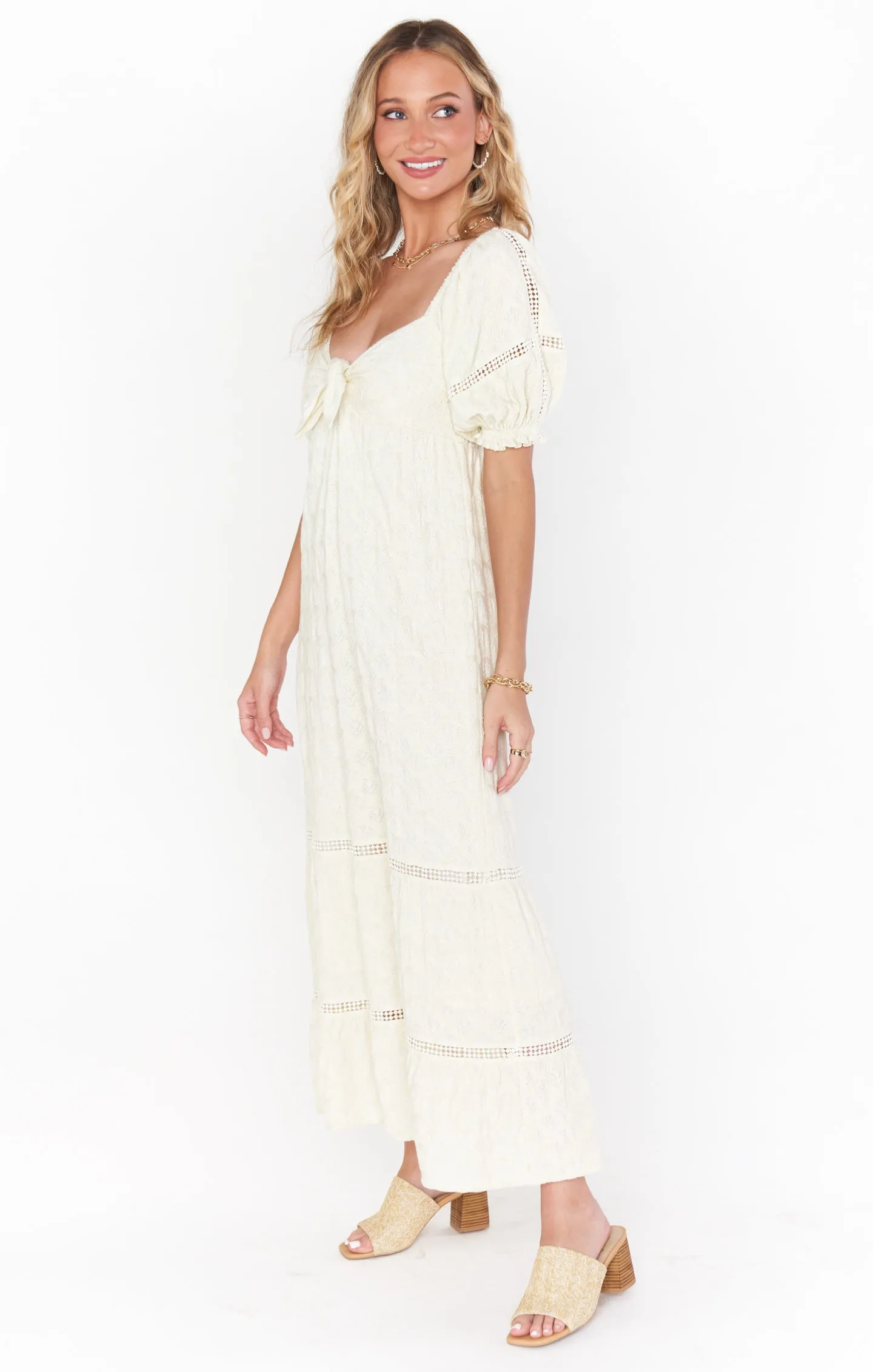 Zen Midi Dress ~ Midsummer Ivory sold by Show Me Your MuMu product image thumbnail 2