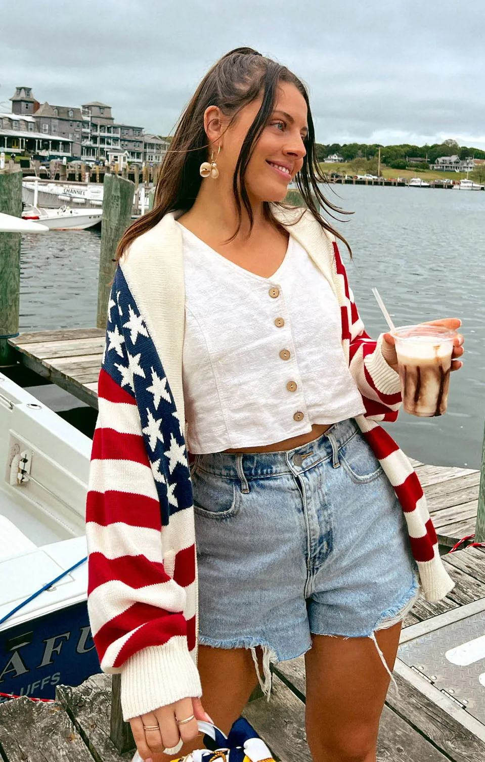 Zippy Cardigan ~ America Knit sold by Show Me Your MuMu product image thumbnail 3