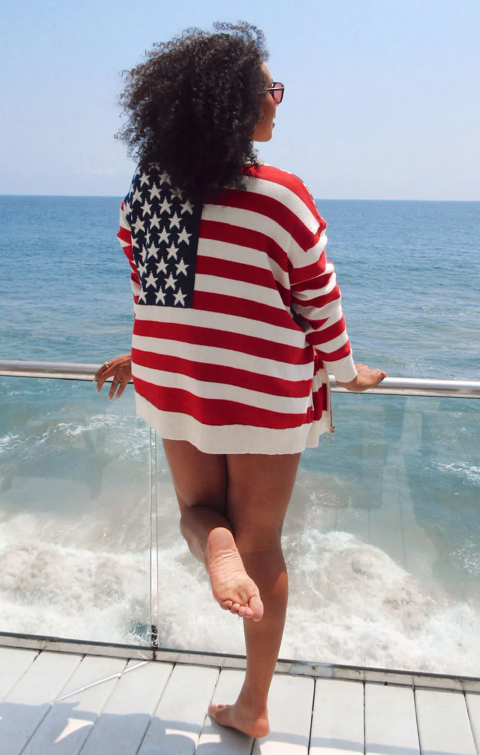 Zippy Cardigan ~ America Knit sold by Show Me Your MuMu product image thumbnail 2