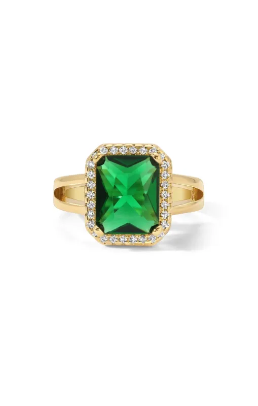 Vanessa Mooney The Amoy Ring ~ Emerald sold by Show Me Your MuMu