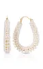 Ettika Pearl Wrapped Hoop Earrings ~ Pearl sold by Show Me Your MuMu