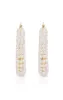 Ettika Pearl Wrapped Hoop Earrings ~ Pearl sold by Show Me Your MuMu