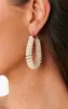 Ettika Pearl Wrapped Hoop Earrings ~ Pearl sold by Show Me Your MuMu