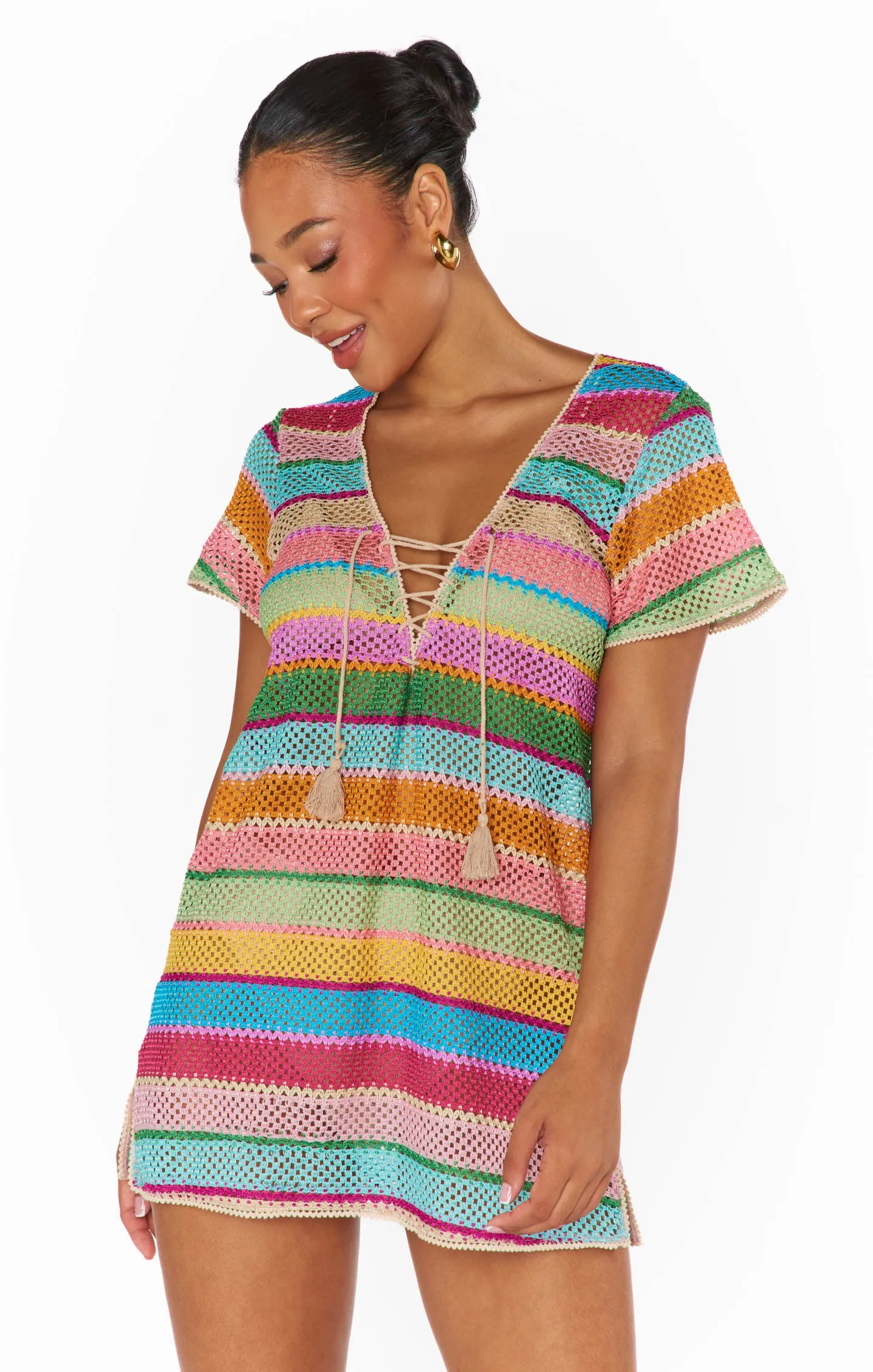 Travel Coverup ~ Multi Crochet sold by Show Me Your MuMu