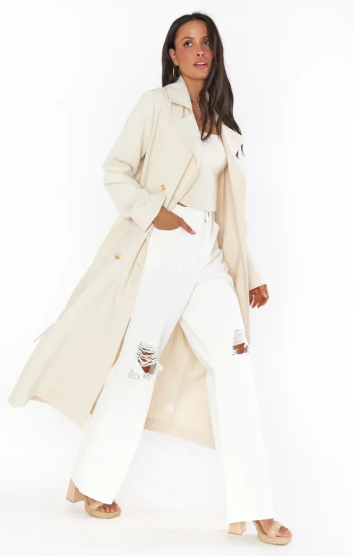 Trevor Trench ~ Off White sold by Show Me Your MuMu