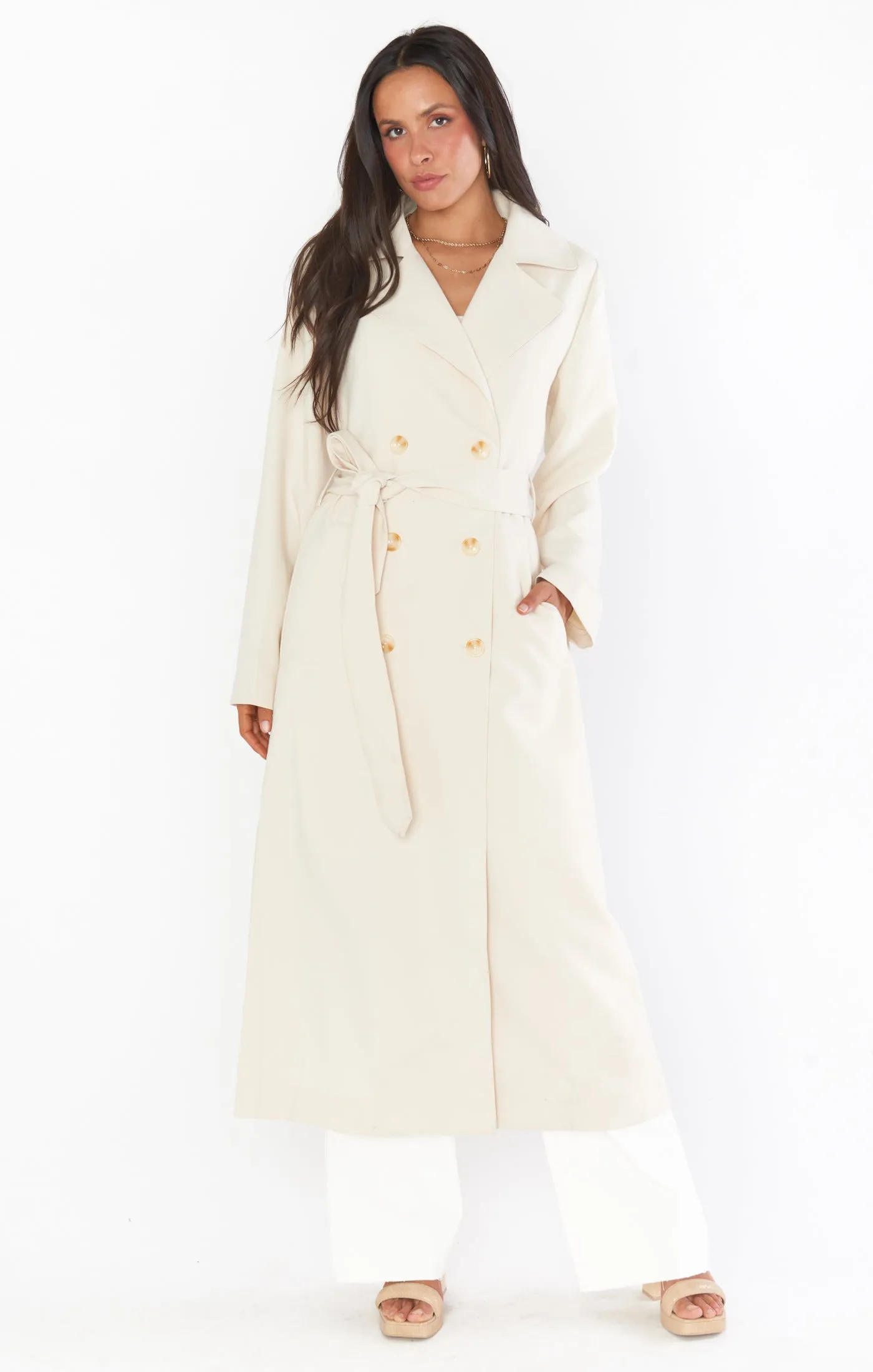 Trevor Trench ~ Off White sold by Show Me Your MuMu product image thumbnail 5