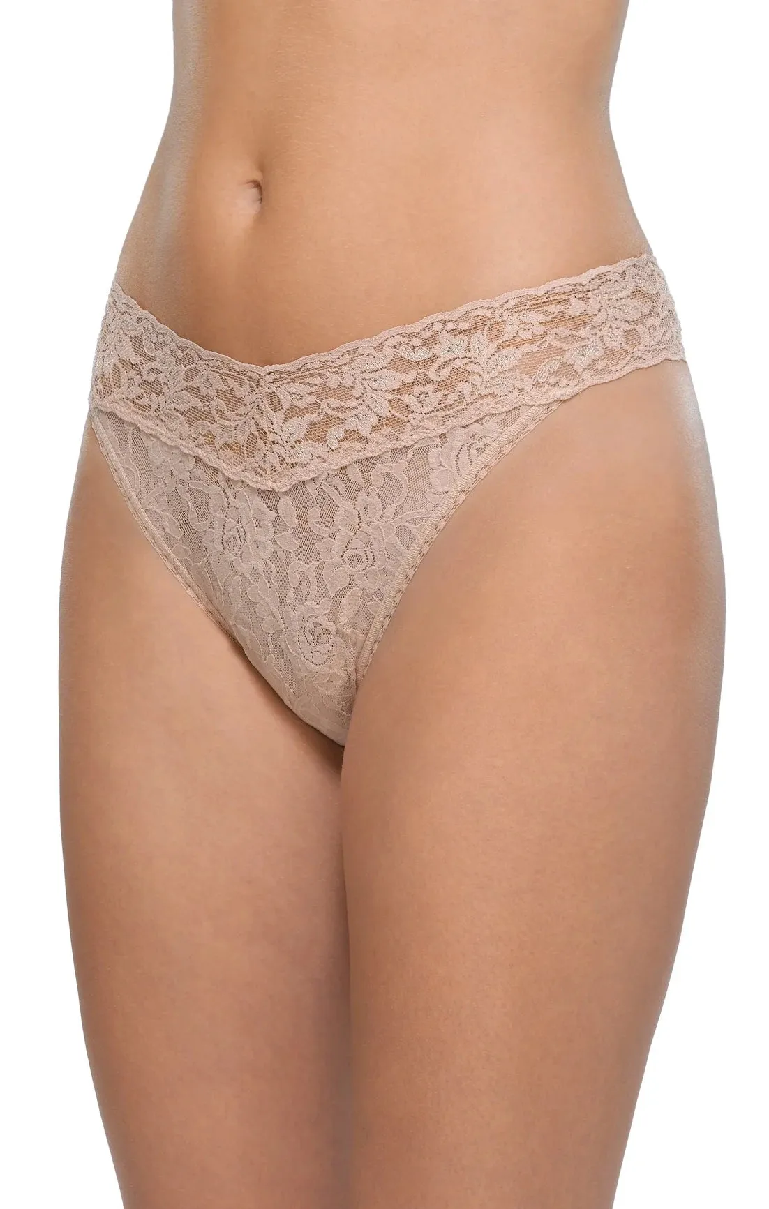 Hanky Panky Signature Lace Original Rise Thong ~ Chai sold by Show Me Your MuMu product image thumbnail 2