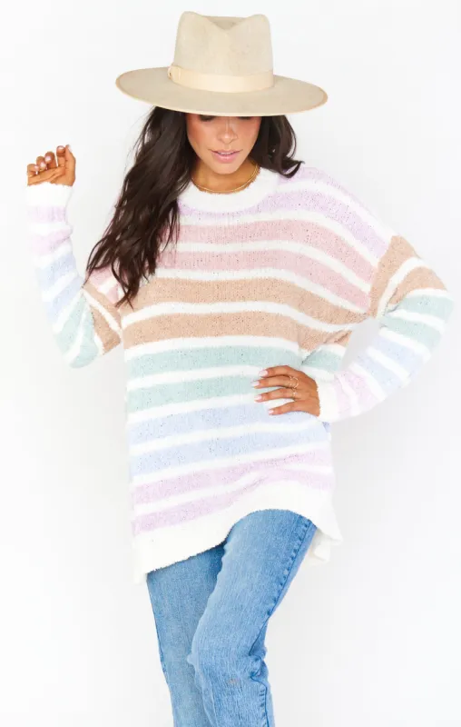 Flurry Sweater ~ Powder Stripe Knit sold by Show Me Your MuMu