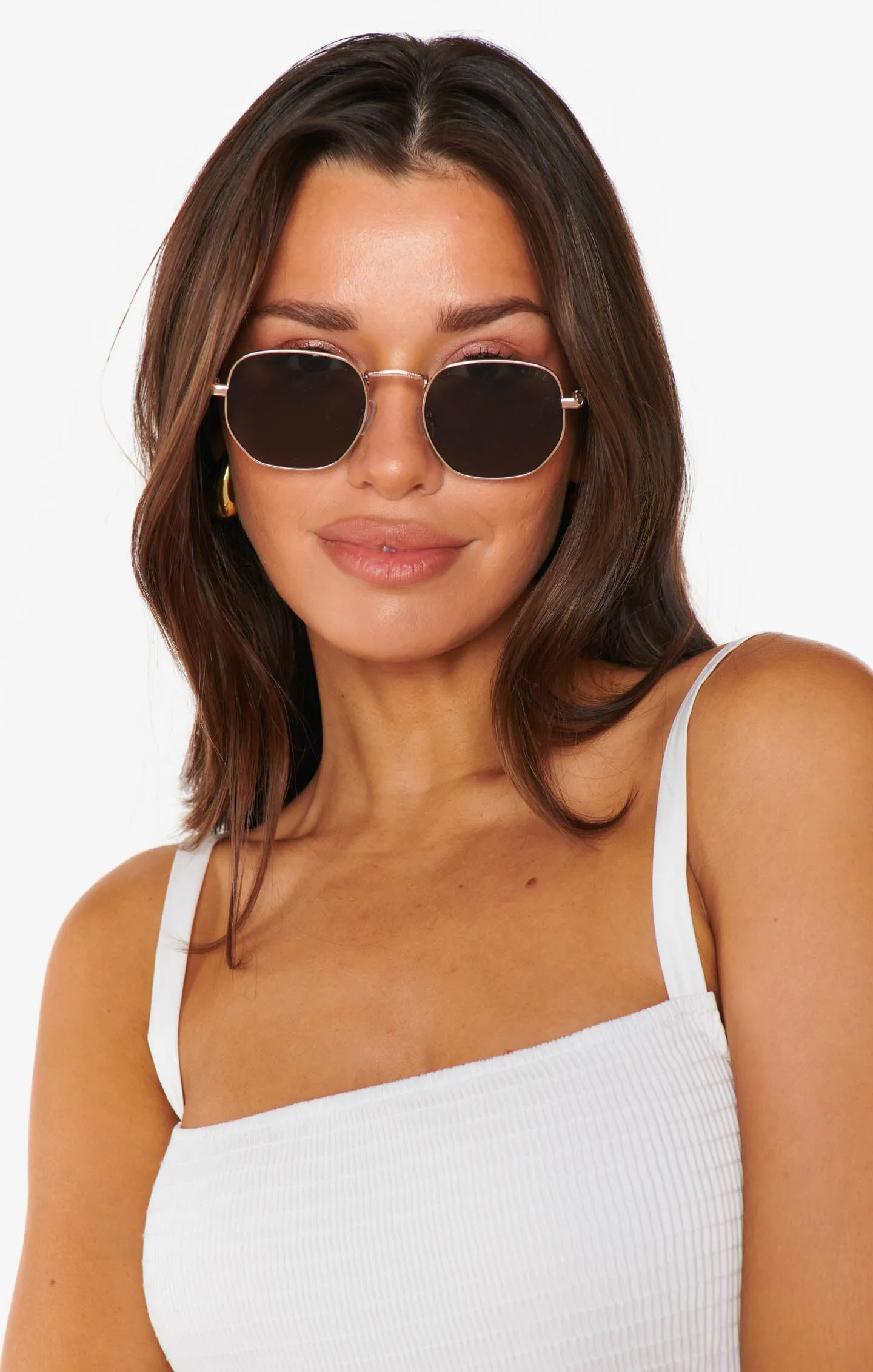 Aire Sagitta Sunglasses ~ Gold/Green Mono sold by Show Me Your MuMu