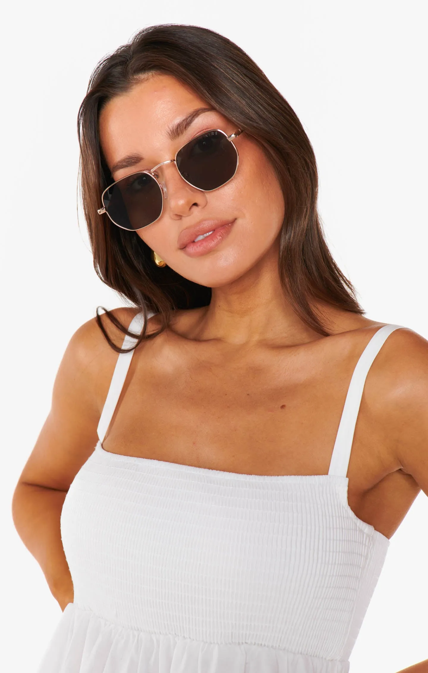 Aire Sagitta Sunglasses ~ Gold/Green Mono sold by Show Me Your MuMu product image thumbnail 3