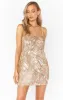 Martini Mini Dress ~ Deco Sequins sold by Show Me Your MuMu