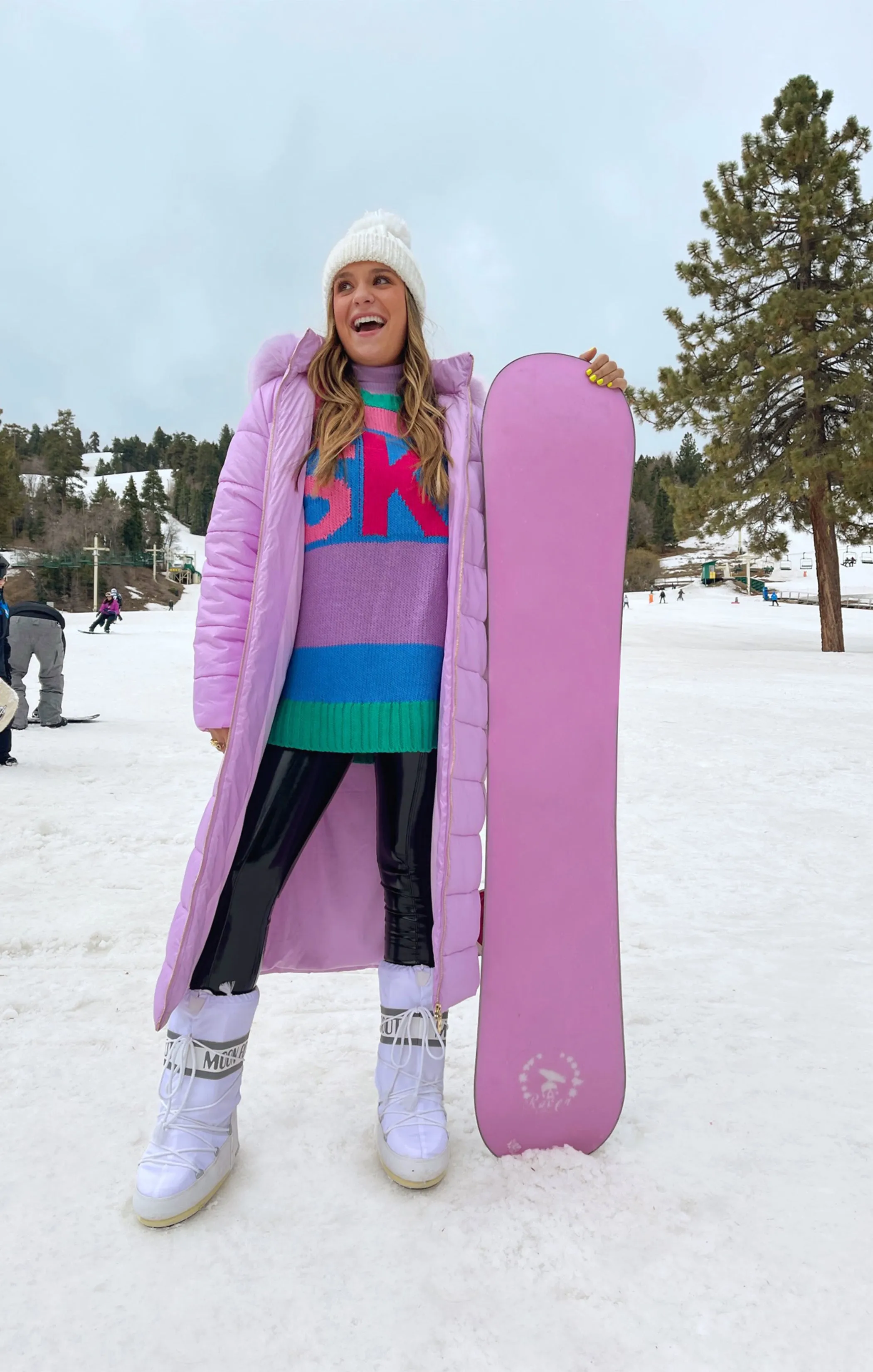 Snowmass Puffer Jacket ~ Powder Purple with Faux Fur sold by Show Me Your MuMu product image thumbnail 4