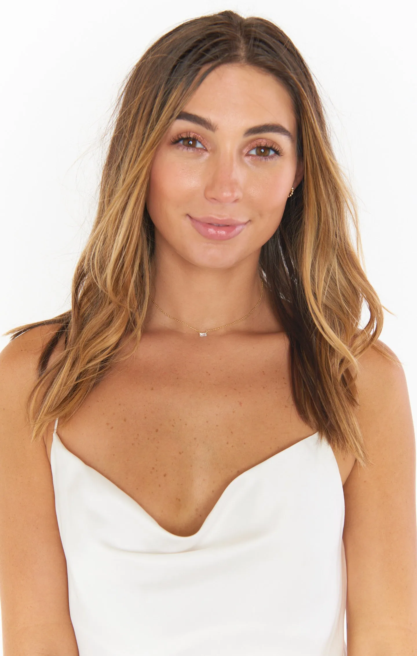 Gorjana Amara Solitaire Necklace ~ 18K Gold Plated sold by Show Me Your MuMu product image thumbnail 2