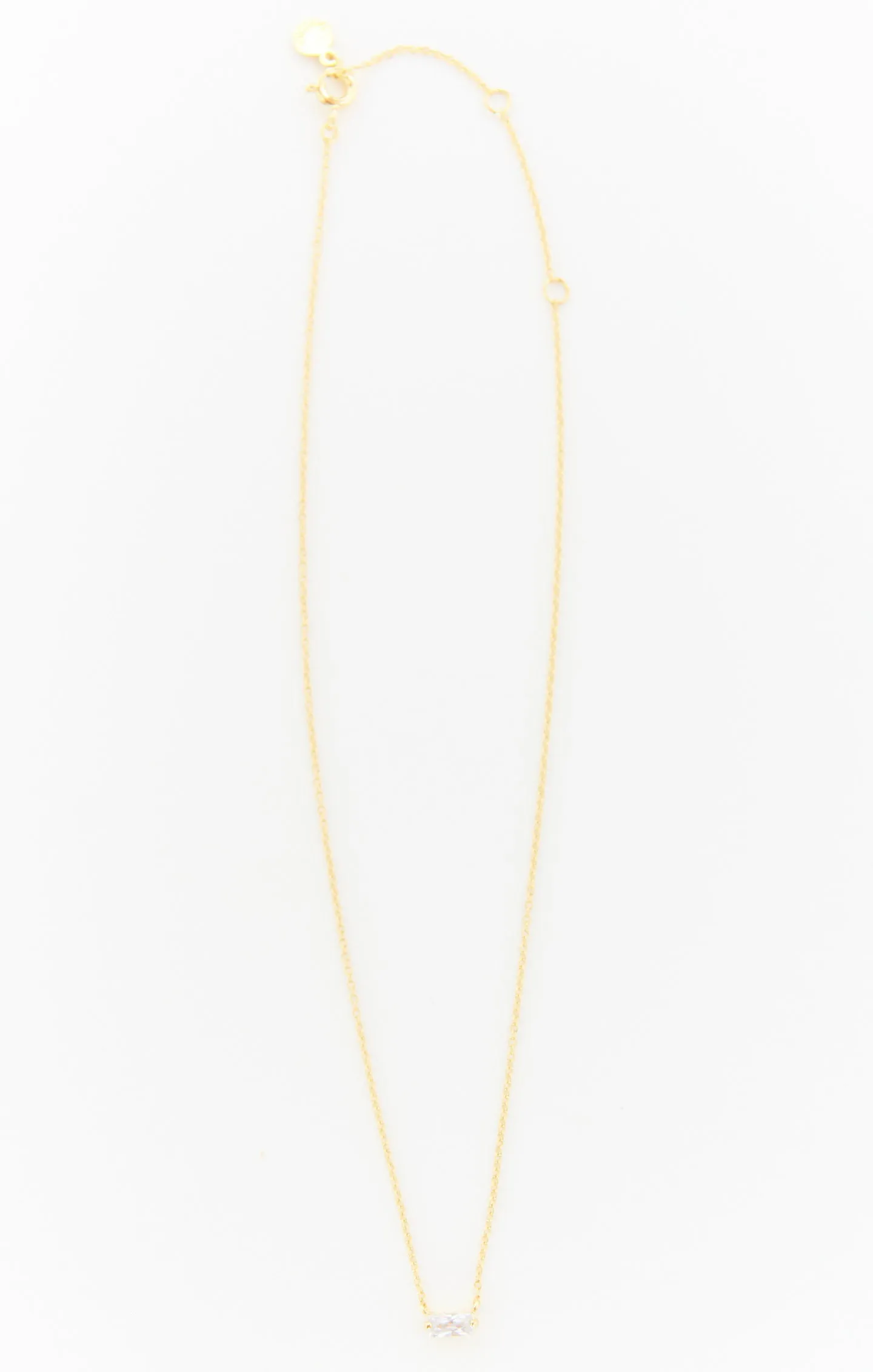 Gorjana Amara Solitaire Necklace ~ 18K Gold Plated sold by Show Me Your MuMu product image thumbnail 4