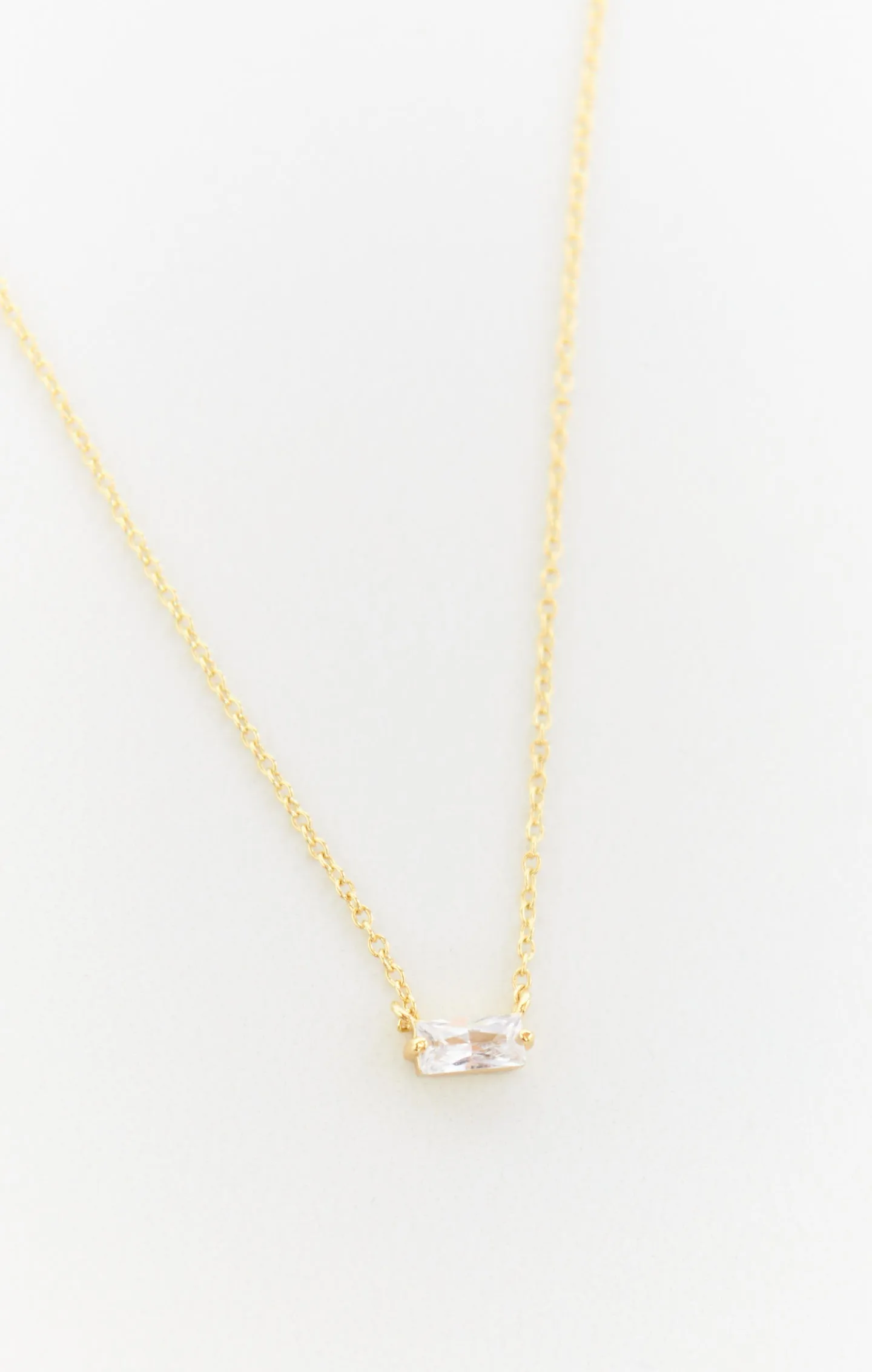 Gorjana Amara Solitaire Necklace ~ 18K Gold Plated sold by Show Me Your MuMu product image thumbnail 3