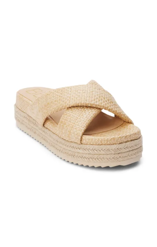 Matisse Hali Platform Sandal ~ Natural sold by Show Me Your MuMu