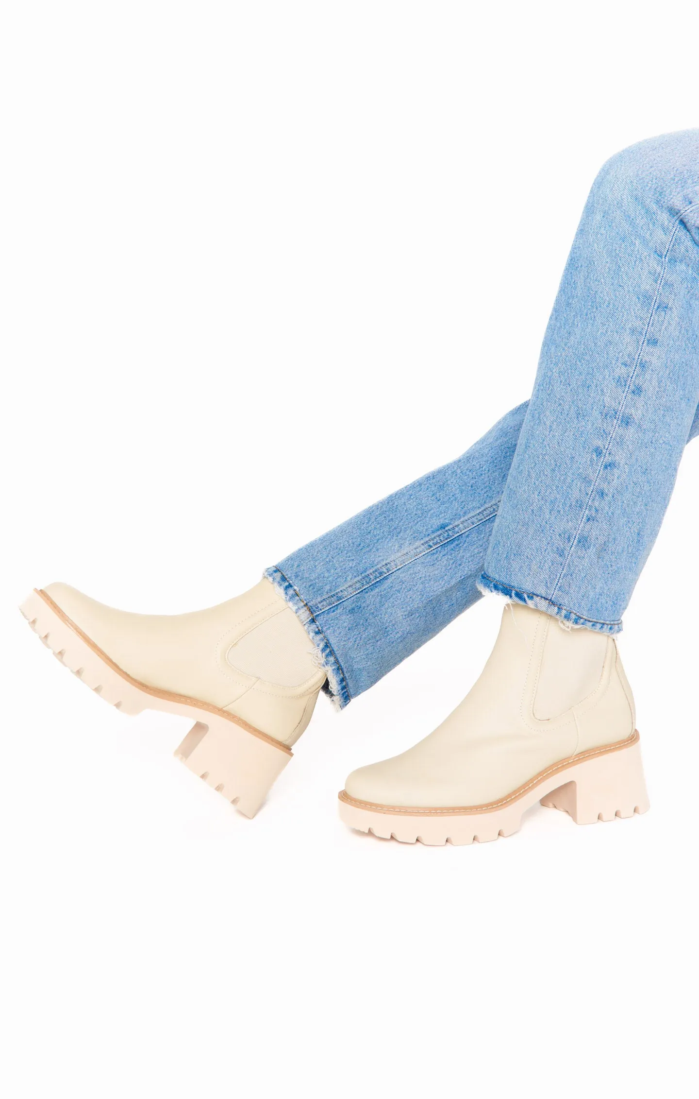 Dolce Vita Hawk H20 Bootie ~ Ivory sold by Show Me Your MuMu