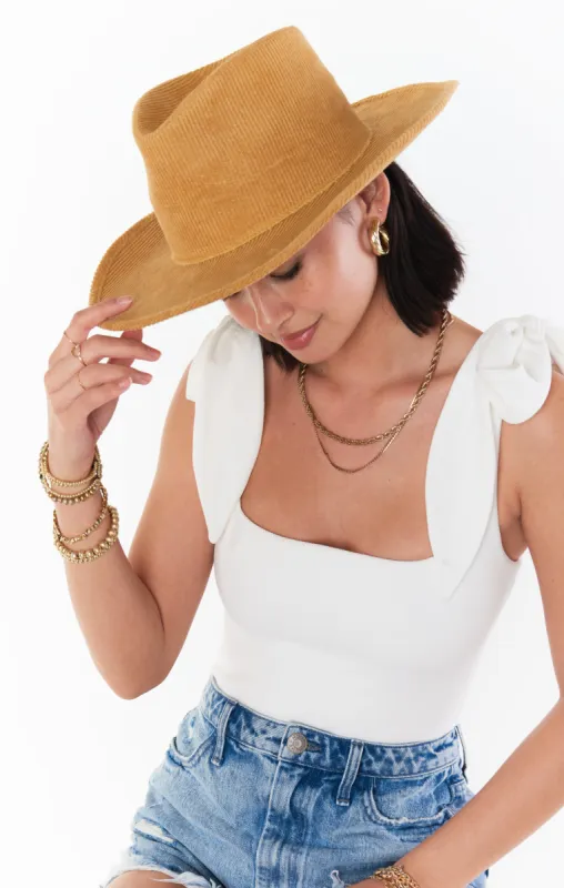 Lack of Color The Sandy Cord Cowboy Hat ~ Tan made by Show Me Your MuMu