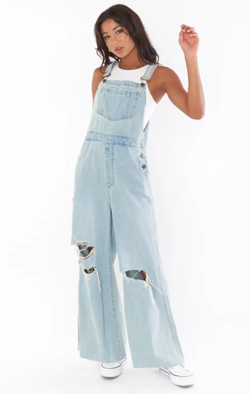 Trenton Overalls ~ Faded Indigo sold by Show Me Your MuMu