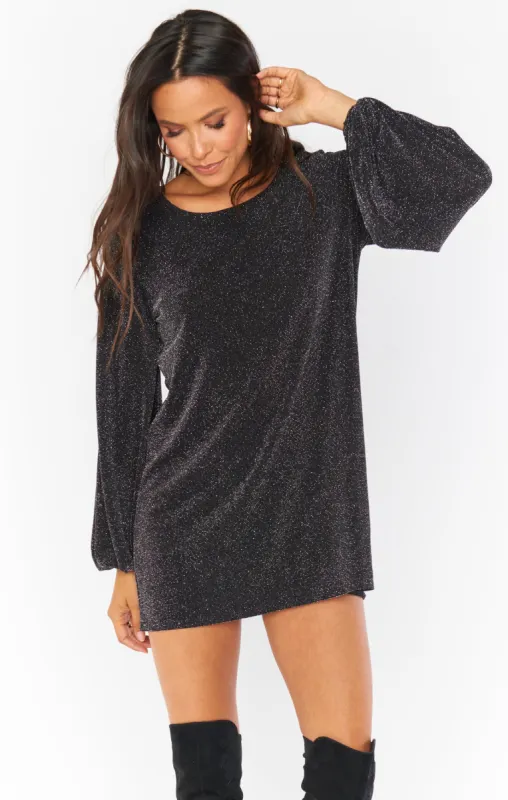 Ramona Dress ~ Dancing Queen Shine Black made by Show Me Your MuMu