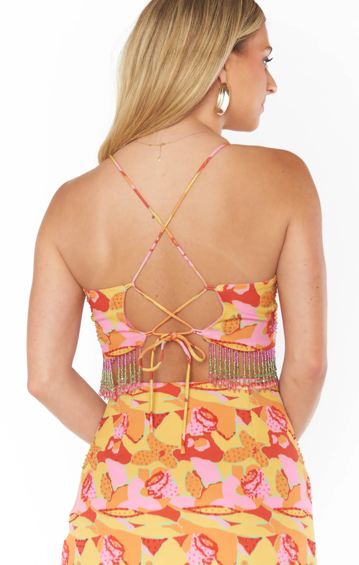Rumba Top ~ Havana Beaded Sequins sold by Show Me Your MuMu product image thumbnail 2