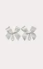 Bow Drop Pearl Earrings ~ White sold by Show Me Your MuMu