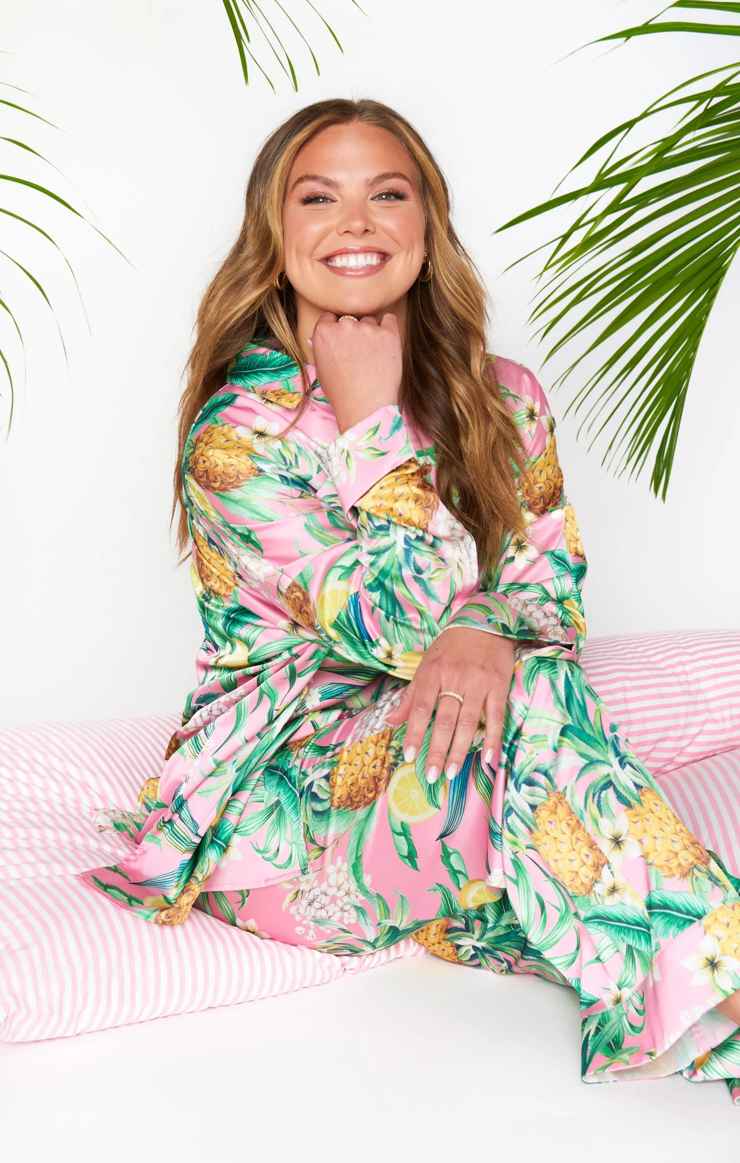 Paradise PJ Set ~ Hannahs Pineapple Dream sold by Show Me Your MuMu product image thumbnail 4