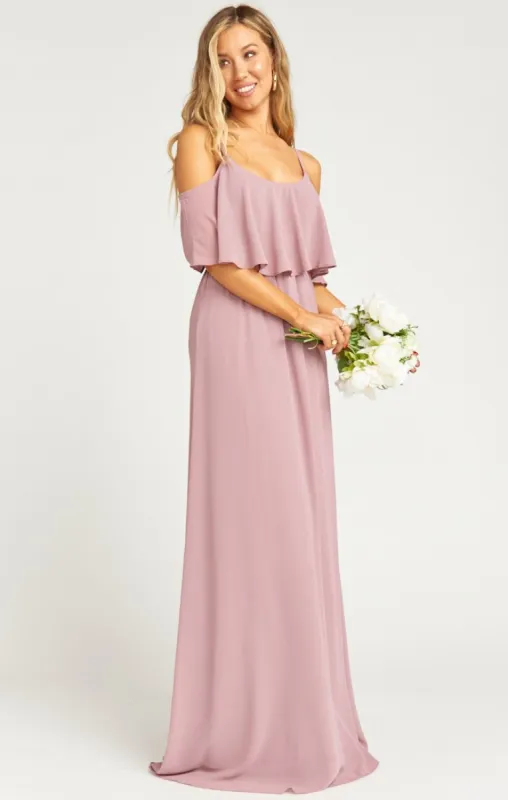 Caitlin Ruffle Maxi Dress sold by Show Me Your MuMu