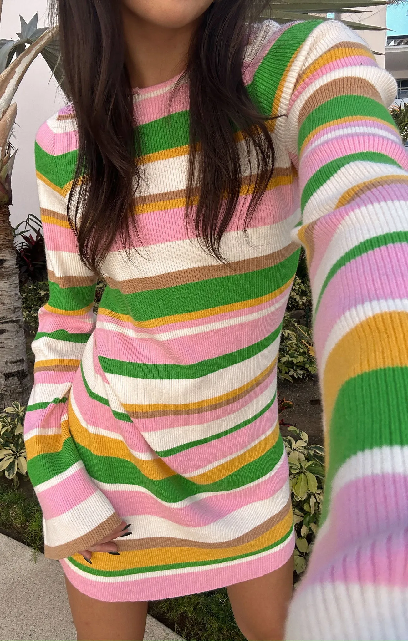 Away Mini Dress ~ Multi Rib Knit sold by Show Me Your MuMu product image thumbnail 2